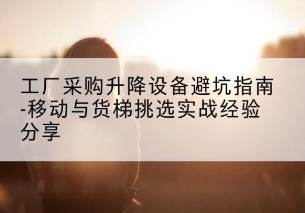 五家渠移动式升降机怎么选-工厂采购升降设备避坑指南-移动与货梯挑选实战经验分享