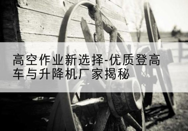 五家渠登高车厂家-高空作业新选择-优质登高车与升降机厂家揭秘